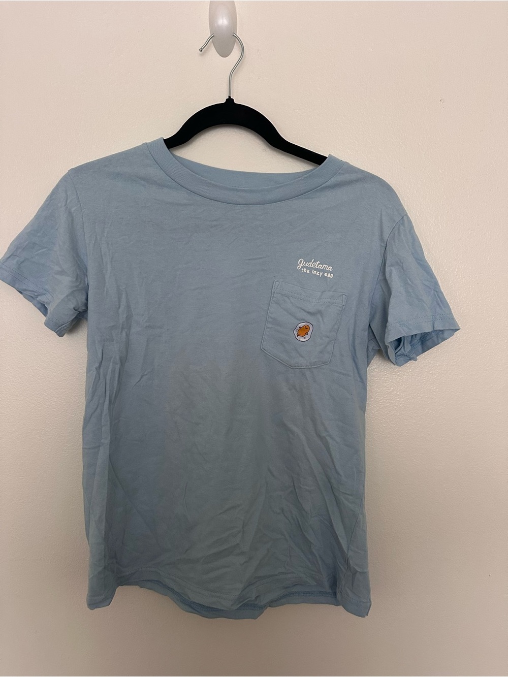 Uniqlo Blue Gudetama Pocket T-Shirt